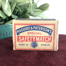 Vintage lucifer doosje "Maguire & Patterson"