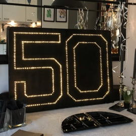 Te huur:  Lichtbord '50'