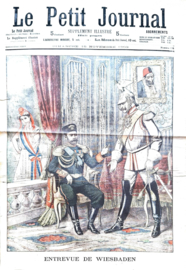 Antieke voorpagina van de krant  'Le Petit journal' nr. 678 van 15 nov 1903