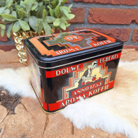 Vintage 'Douwe Egberts', koffie bewaar blik