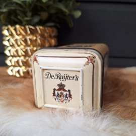 Vintage blik 'De Ruijter' chocolade vlokken puur