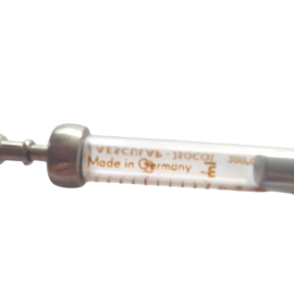 Vintage injectie spuit: Aesculap-Isocal, Jaren '40-'60