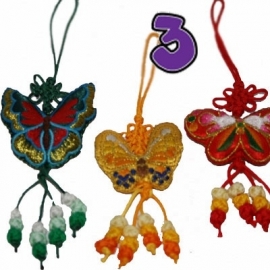 SALE: Geluksvlinder- hanger GEEL, foto 3