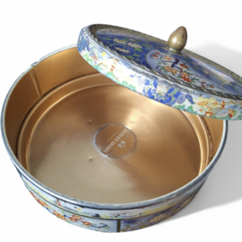 Vintage blik rond van Albert Heijn, nr. 1