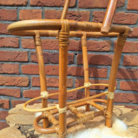 Vintage bamboe paraplu bak, refurbished