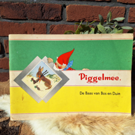 Vintage plaatjes boek 'Piggelmee', De Baas van Bos en Duin