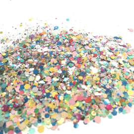 Glitters chunks 1/2/3 mm MIX 13 (Festival)