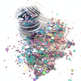 Glitters chunks 1/2/3 mm MIX 9