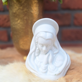 Vintage brocante Maria waxinelicht houder