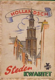 Vintage spel: "Hollandsch Steden Kwartet 1940"