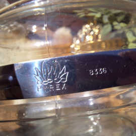 Vintage glazen theepot Pyrex, jaren '50