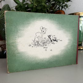 Vintage plaatjes boek 'Bambi' van Walt Disney