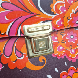 Vintage  platen koffer uit de jaren '70