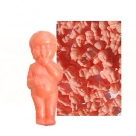 SALE: Plastic naakt popje 7,5 cm