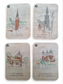 Vintage spel: "Hollandsch Steden Kwartet 1940"