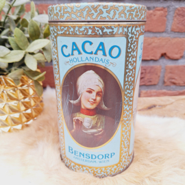 Vintage blik Cacao Hollandais, Bensdorp Amsterdam