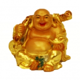 SALE: Geluks Boeddha goud 1