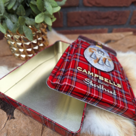 Vintage Campbell’s Kilt vormige 'shortbread' blik