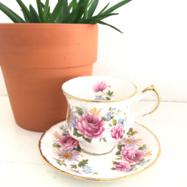 Vintage kop en schotel 68, Royal Standard, bone china, England