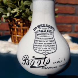 Vintage dr. Nelson's improved inhaler, Boots Family & dispensing chemists