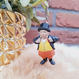Vintage sleutelhanger "Dikke Deur', 60/70'er jaren