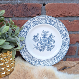5 Vintage Mason's 'Stratford Blue' ontbijtbordjes Ø 22,3 cm