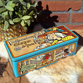 Vintage langwerpig blik Peijnenburg 'Couque de Paris'