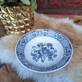 Vintage Mason's 'Stratford Blue' rond schaaltje Ø 14,2 cm