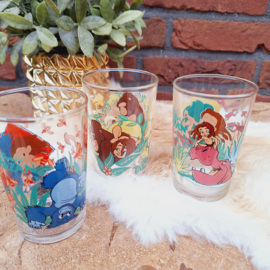 Vintage sap/ water glazen 'Disney Tarzan' set van 3