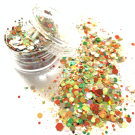 Glitters chunks 1/2/3 mm MIX 11