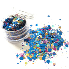 Glitters chunks 1/2/3 mm MIX 3