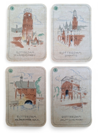 Vintage spel: "Hollandsch Steden Kwartet 1940"