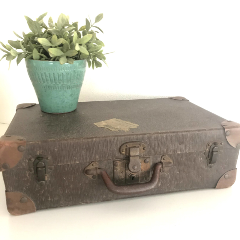 met perspex hoofd! Vintage pruiken koffer Origineel 70s Tassen & portemonnees Bagage & Reizen Koffers Lebber vintage® 