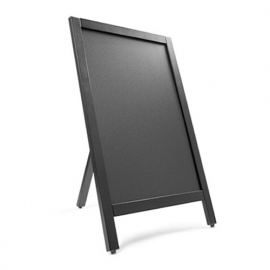 Krijtstoepbord ZWART 55x85cm (enkel)