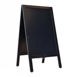 Krijtstoepbord ZWART 75x135cm