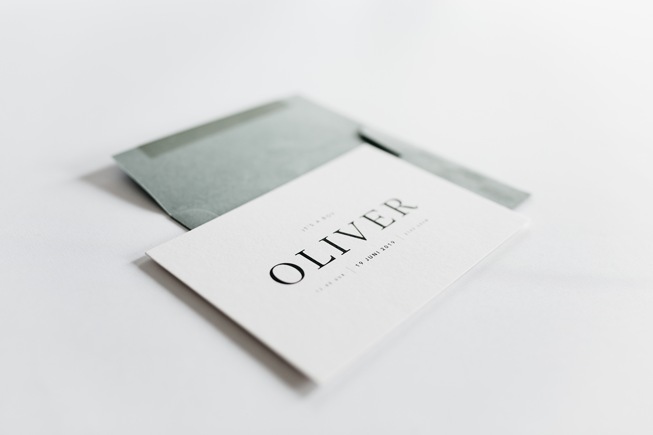 geboortekaartje Oliver geboortekaartje Oliver