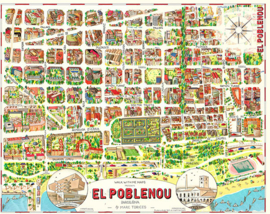 BARCELONA - POBLENOU stadplattegrond