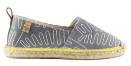 FACTOR TREE -  espadrilles blauw/graphit print  model 104