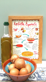 TORTILLA food print A4 - Nuria Marques