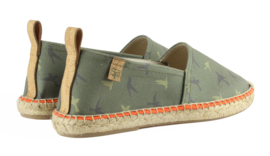 FACTOR TREE -  espadrilles army print - model  BEGUR 106