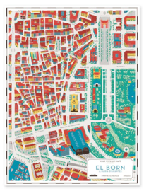 BARCELONA - EL BORN stadplattegrond