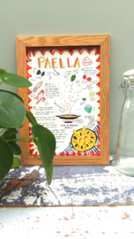 PAELLA food print A4 - Nuria Marques
