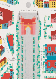 BARCELONA - EL BORN stadplattegrond