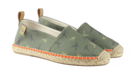 FACTOR TREE -  espadrilles army print - model  BEGUR 106