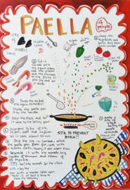 PAELLA food print A4 - Nuria Marques