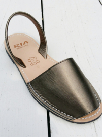 RIA MENORCA  Spaanse sandaaltjes avarcas handgemaakt -  model metallic brons-viega