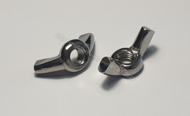 Vleugelmoer M5 standaard INOX