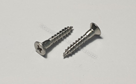 Rvs Verzonken 2,6x15