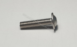 Bolkop met flens M5x16