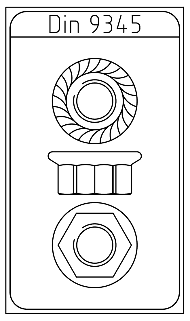 Din 9345 Borgflensmoer